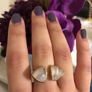 Moon Stone Ring. Size 8